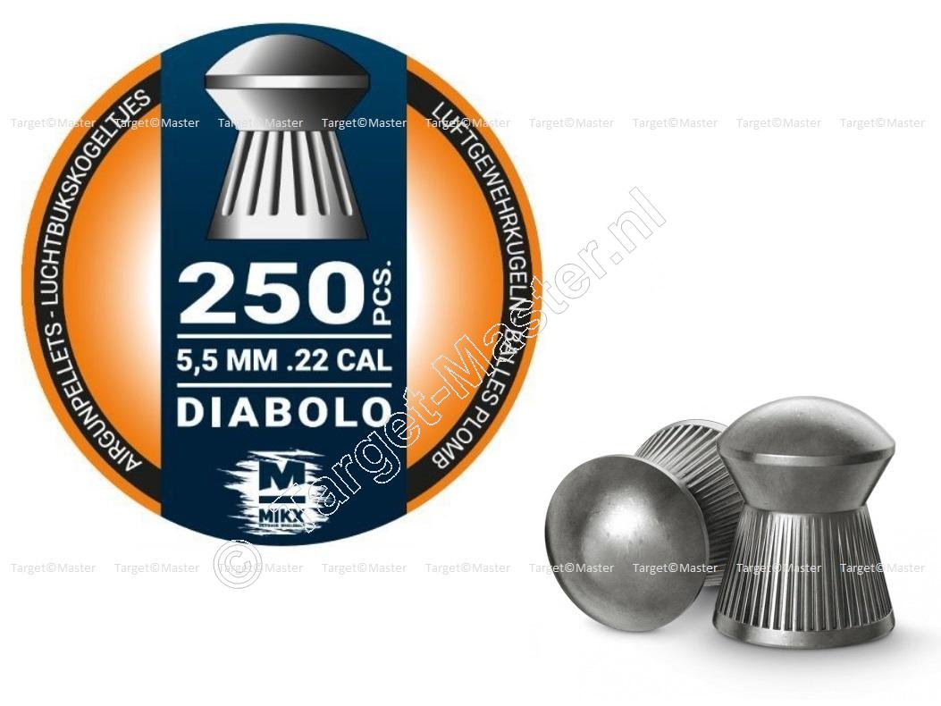 Ansia Diabolo Bolkop 5.50mm Luchtdruk Kogeltjes blikje 250